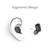 Mini Bluetooth Earbud, X11U Wireless Earphone Invisible Headphone in-Ear Headset Earpiece Built- in Microphone with Magnetic USB Charger for iPhone Samsung Smartphone (Nude)