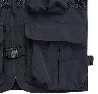 Atmungsaktive Weste Multi Pocket Multifunktionale Outdoor Herren Angeln Fotografie Weste Anglerweste – Bild 4