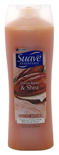 Suave Naturals Body Wash 12 Ounce Cocoa Butter & Shea (354ml) (6 Pack)