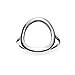 River Island Jewelry- 925 Sterling Silver Exquisite Women or Girls Open Round Ring Size 5