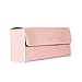 BUBM PU Leather Portable Travel Bag for Dyson Supersonic HD01 Hair Dryer,Fashion Zipper Moistureproof Anti-scratch Dustproof Shockproof Protection Organizer Travel Storage Case (Pink)