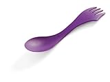 Light My Fire Original BPA-Free Tritan Spork with Full-Sized Spoon, Fork and Serrated Knife Edge, Purple