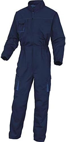 Delta Plus M2CO2NOTM Mach2 Working Overall in Polyester/Cotton, Navy Blue/Royal Blue, Size S