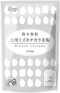 熊本製粉 九州 ミズホチカラ パン用 米粉 300g グルテンフリー 九州産 ミズホチカラ100% (300g×1袋)商品画像