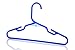 Made in USA Baby Hangers, Kids Hangers for Children's Clothes, Toddler Outfits and Clothing, 20 50 100 Pack Available, Kid Plastic Hanger for Closet and Nursery, Child Kid Hangars (60pk Blue)