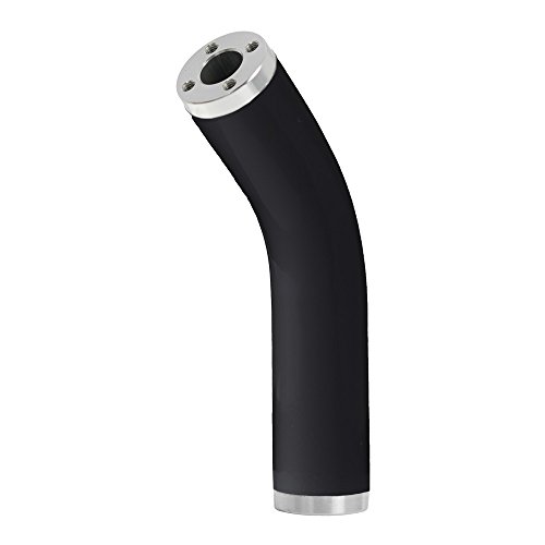 Pole Mount with 45 degree angle with weighted desk base for S Line series by Padholdr Black
