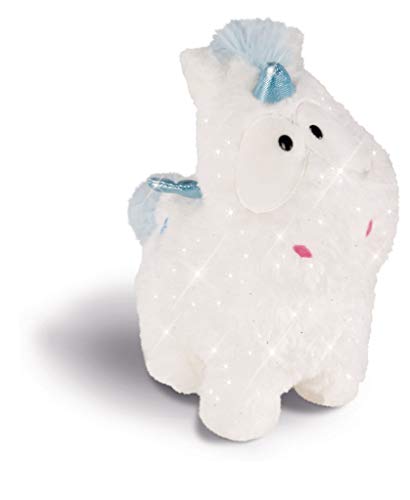 NICI 43255 Kuscheltier Einhorn-Baby Theolino, 22 cm, weiß/blau
