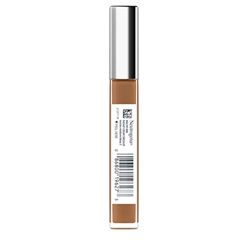 NEUTROGENA HEALTHY SKIN RADIANT BRIGHTENING CREAM WITH PEPTIDES & VITAMIN E ANTIOXIDANT, LIGHTWEIGHT PERFECTING CONCEALER, NON-COMEDOGENIC, MOCHA MEDIUM/DEEP 03 WITH NEUTRAL UNDERTONES, 0.24 OZ