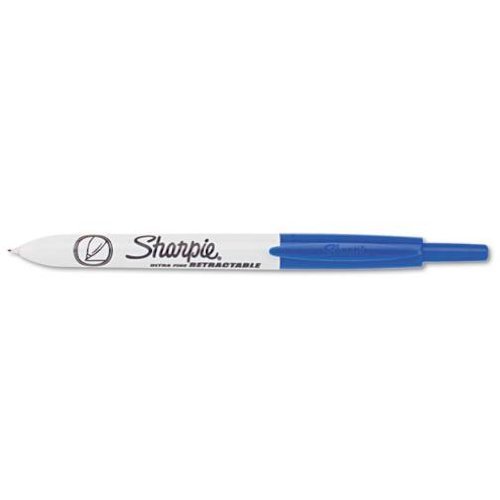 Permanent Marker, Ultra Fine, Blue, PK12