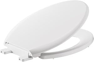 American Standard 5257A65MT.020 Cardiff Slow-Close Elongated Front Toilet Seat, White
