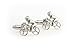 MRCUFF Presentation Gift Box Bicycle Bike Rider Cycling Cyclists Pair Cufflinks & Polishing Cloth