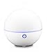 Boxiki Care Travel USB Humidifier | Mini Size Essential Oil Aroma Diffuser and Personal Cool Mist Ultrasonic Humidifier LED Light, Waterless Auto Shut-Off