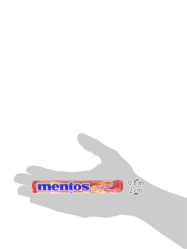 MENTOS CHEWY MINT CANDY ROLL, CINNAMON, NON MELTING, 1.32 OUNCE – 1 ROLL