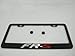 Scion FR-S Black License Plate Frame with Caps