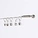 Curtain Wire Rod Set Stainless Steel with 24 Clips Multi-Purpose 5 Meter Long Curtain Drapery Cable Wire Rod Set 1 Pack