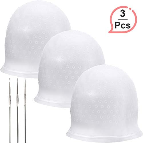 Silicone Highlight Cap Reusable Highlight Hair Cap Salon Hair Coloring
