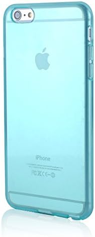 iphone 6/6S case, Simple Innovation *Jelly Protection Series* see through Premium Extra Thick and Rugged Slim-Fit TPU Case, Translucent Showoff Design, Anti-Slip, Shock Resistant, Scratch Resistant, Build-in dust proof plugs -complete protection for iPhone 6/6S (4.7) (Translucent Teal)