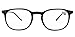 Eyekepper Retro Reading Glasses for Women Reading +0.75 Black Frame Mens Readers Eyeglasses