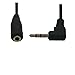 Teagas 2.5mm Male to 3.5mm Female Stereo Audio Jack Adapter Cable Black