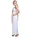 EraSpooky Women's Roman Lady Greek Goddess Costume(White, OneSize)