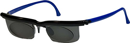 Adlens EM02-S-BK-BU Sundials Black Frame & Blue Temples With Gray Tinted Alvarez Lens