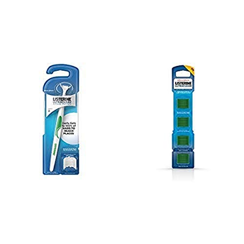Listerine Ultraclean Access Flosser Starter Kit with Disposible SnapOn