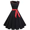 Gardenwed Rockabilly damesjurk, mouwloos, jaren 50, vintage jurk, petticoat, partyjurk, cocktailjurk