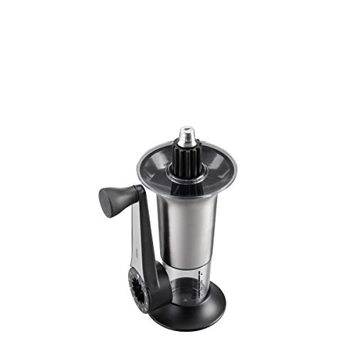 Gefu 16330 Kaffeemühle Lorenzo - zum Mahlen von Kaffeebohnen aus Edelstahl für Espresso, Filterkaffee und French Press…
