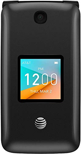 Alcatel Cingular Flip 2 4G LTE FlipPhone Bluetooth WiFi MP3 Camera Good for Elderly - GSM Unlocked + (4GB Phone +32GB SD Card Bundle) for 8X Storage
