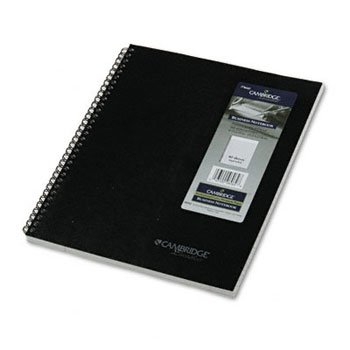 Photo 1 of MeadWestvaco 06062 11" X 8-1/2" Black Legal Ruled Cambridge Limited Notebook