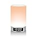 LIGHTSTORY LED Bedside Lamp, Silver Color Touch Sensitive Dimmable L5 LED Lamp, RGB LED Table Lamp