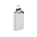 Yafeite Memory stick Flash Drive Thumb External Storage Expansion Connector for iPhone iOS PC Android 32GB 3 in 1(Silver)