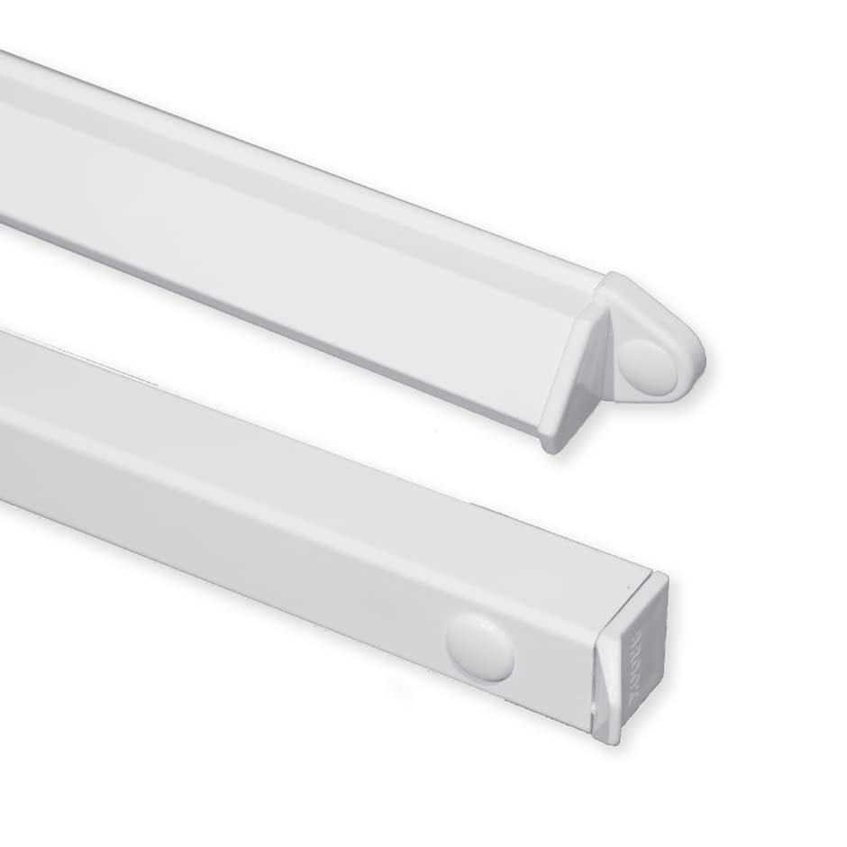 Brookvent Airvent SM 1000 | Surface Mounted Aluminium Trickle Window Vent Set | Vent and Hood | 460mmx450mm (White)