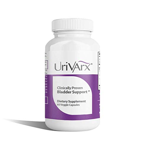 UriVArx&reg; - Clinically Proven Bladder Control - Promote and Support Healthy Bladder Function, Help Reduce Frequency & Maintain Control - 60 Capsules