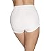 Vanity Fair Women's Lollipop Plus Size Cuff Leg Brief Panties 3 Pack 15867, White, 2X-Large/9