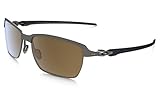 Oakley Men's Tinfoil Carbon Polarized Iridium Rectangular Sunglasses