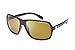 Eagle Eyes Cabriolet Polarized Sunglasses - Champion Style Sunglasses - UVA, UVB and Blue Light Blocking Protection - Black
