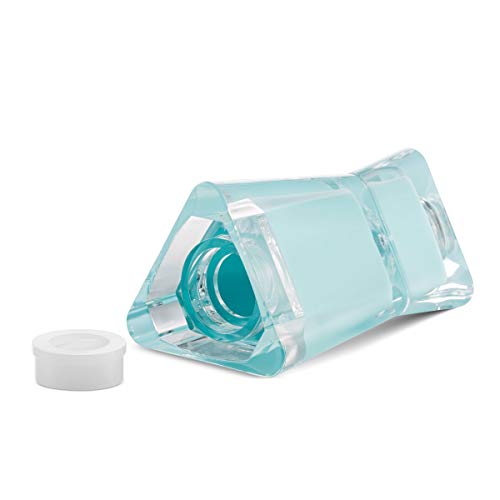 MITBAK Acrylic Turquoise Salt and Pepper Shakers (2 Piece Set) | Elegant Salt and Pepper Dispensers with Perfectly Sized Holes for Evening Seasoning | Stylish Kitchen Accessories Utensils