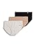 Jockey Women's Underwear Supersoft Hipster - 3 Pack, Black/Light/Ivory, 6