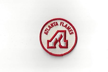Vintage 1970s NHL Atlanta Flames 3 inch Round Patch Old Logo (sew on only)