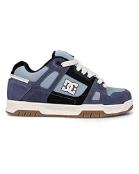 DC Shoes Men's Stag Sneaker, Navy/Blue, 7