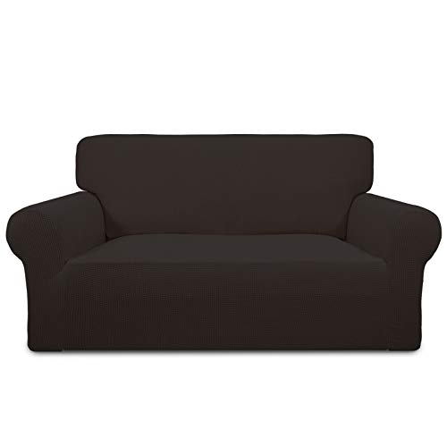 PureFit Stretch Loveseat Sofa Slipcover Spandex Jacquard Non Slip