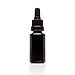 Infinity Jars 15ml (0.51 Fl oz) UV-Black Glass Tincture Bottle & Dropper Leak‑Proof Travel Vial for Essential Oils, Serums, Micro-Doses, Herbal Extracts 3 Packs