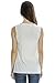 Bearsland Women's Breastfeeding and Nursing Sleeveless Summer Tee (Medium, WhiteBlue)