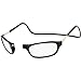 CliC Original Long Stem Adjustable Front Magnetic Connect Reading Glasses; Black