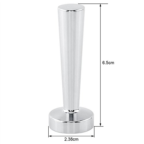 Kaffeepresse, Edelstahl, massiver Espresso-Kaffee-Tamper mit flacher Basis für Nespresso-Kapselmaschine – Bild 3