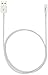 AmazonBasics Lightning to USB A Cable - MFi Certified iPhone Charger - White, 3-Foot, 2-Pack