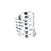 Bling Jewelry Modern Lines Geometric 925 Sterling Silver Single Ear Cuff