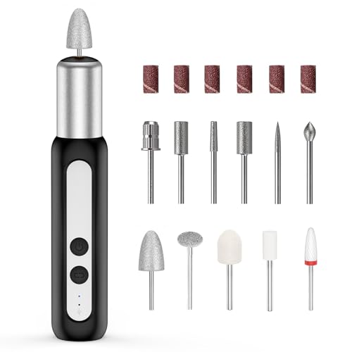 Fresa per unghie tipo C macchina elettrica per unghie acriliche portatile lima elettrica per unghie strumento di lucidatura manicure pedicure per salone domestico ND03