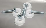 Just Accessories 4 x Headboard Bolts M8x50mm with Plastic Washers view 2